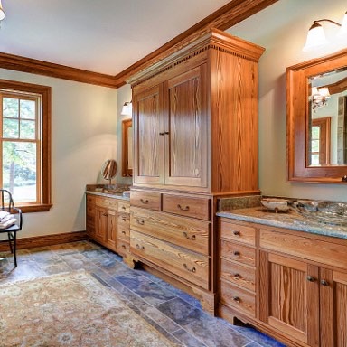Master Bathroom - E.T. Moore Custom Home