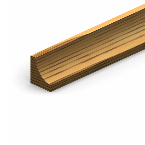 ETM-405 Cove Shoe Mold Moulding Profile