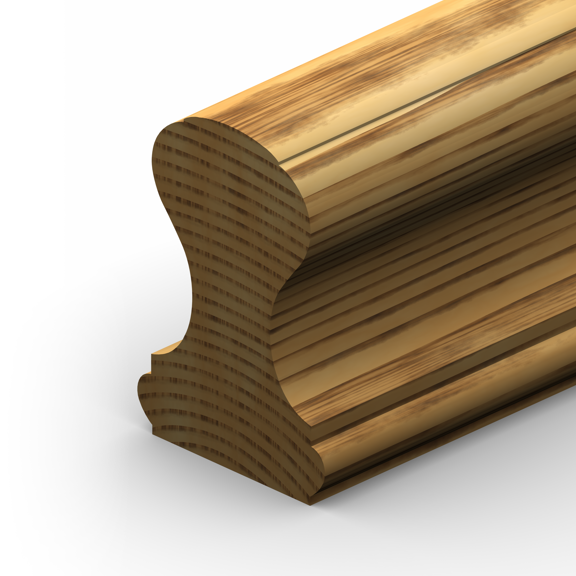 ETM-1005 Eastern Shore Hand Rail Moulding Profile