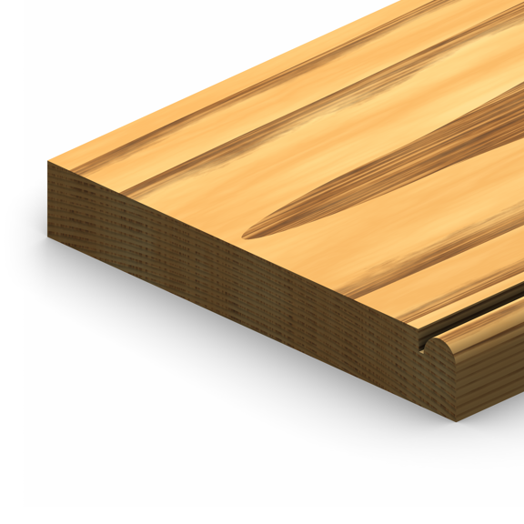ETM-302 5 1/2” Single Beaded Base Moulding Profile