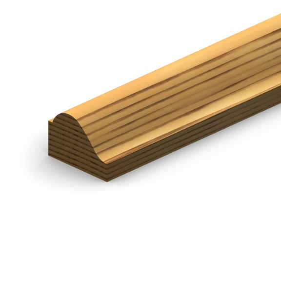 ETM-401 Ogee Base Cap Moulding Profile