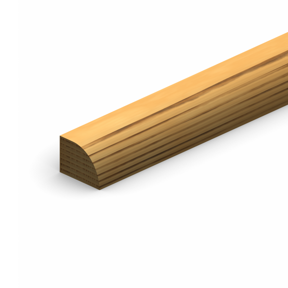 ETM-404 Quarter Round Shoe Mold Moulding Profile