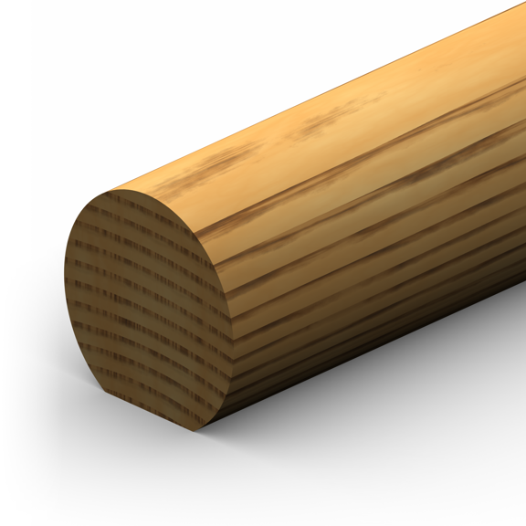 ETM-1010 Round Hand Rail Moulding Profile