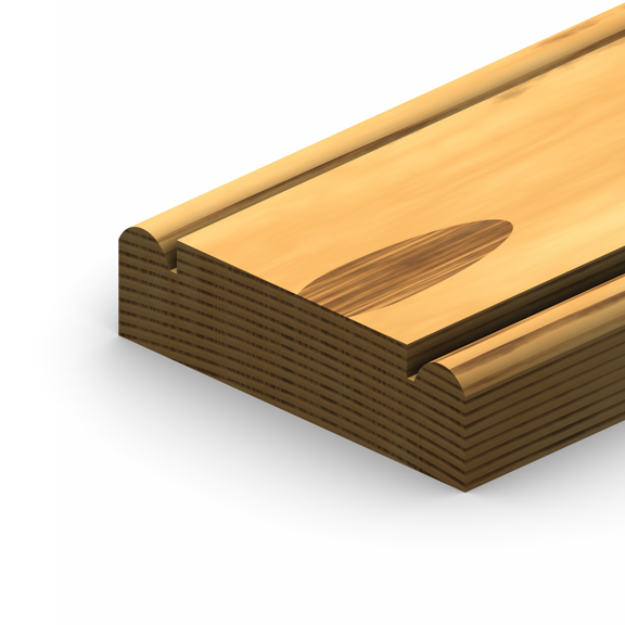 ETM-805 3” Mullion Moulding Profile