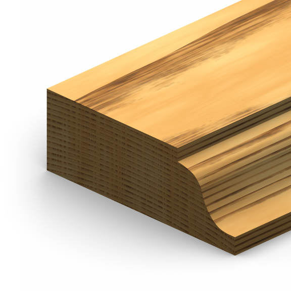ETM-506 3 1/2” Brick Mold Moulding Profile