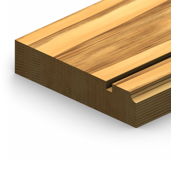 ETM-611 3 1/2” Cornice Fascia Moulding Profile