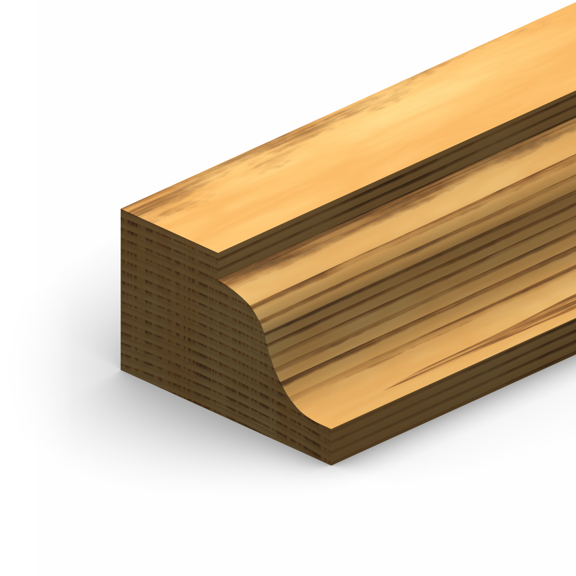 ETM-505 2” Brick Mold Moulding Profile