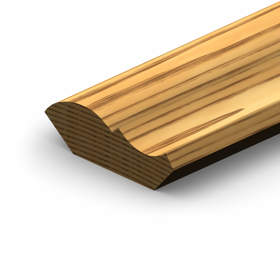 ETM-602 2 1/2” Bed Mold Moulding Profile
