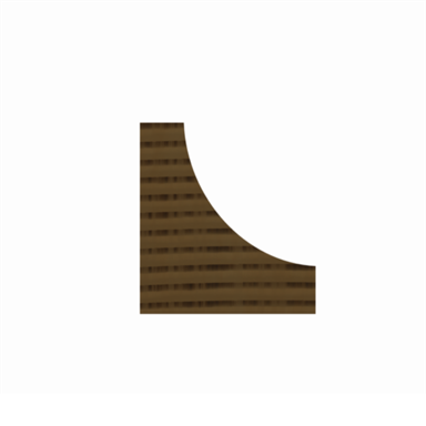 ETM-405 Cove Shoe Mold Moulding Profile