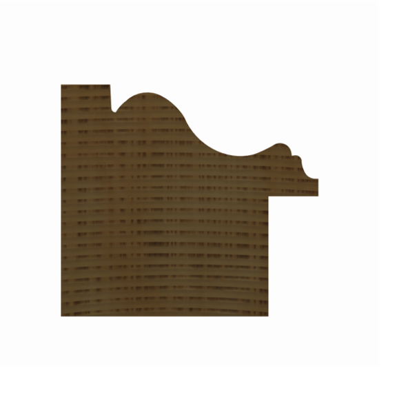 ETM-703 Fancy Back Band Moulding Profile