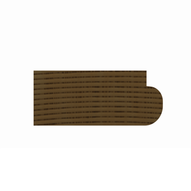 ETM-806 Two Piece Chair Rail Top Moulding Profile