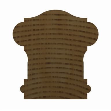 ETM-1003 Standard Colonial Hand Rail Moulding Profile