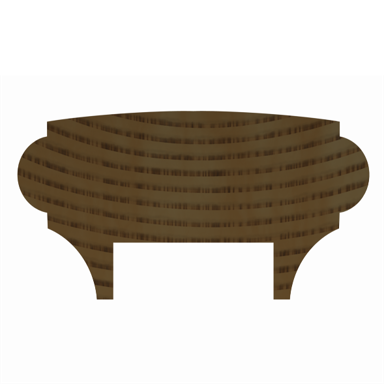 ETM-1006 Flat Hand Rail Moulding Profile