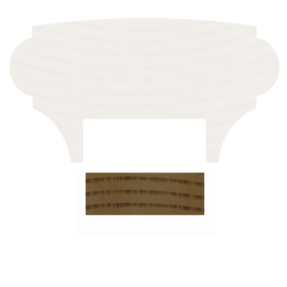 ETM-1007 Flat Hand Rail Filet Moulding Profile