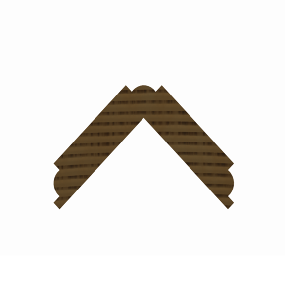 ETM-901 1 1/8” Outside Corner Moulding Profile