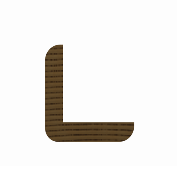 ETM-902 1 1/4” Outside Corner Moulding Profile