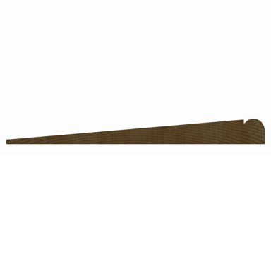 ETM-206 1/2” Radius Single Beaded Siding Moulding Profile