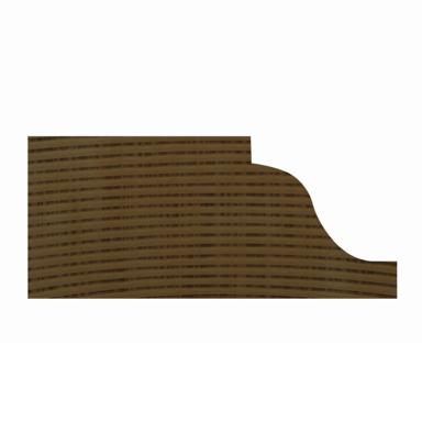 ETM-508 2 3/4” Brick Mold Moulding Profile